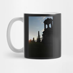 Cemetery at Dawn Mug